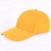 Hot Baseball Hat Plain Cap Blank Curved Visor Hats   Metal Solid Color  eb-56576376